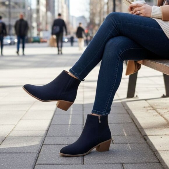Draper James 8 Women Elle Bootie Chunky Stacked 2